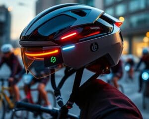 Smarte Fahrradhelme: Sicherheit mit integrierter Technik