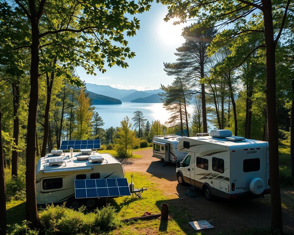 Solarbetriebene Freizeitfahrzeuge für Campingfans