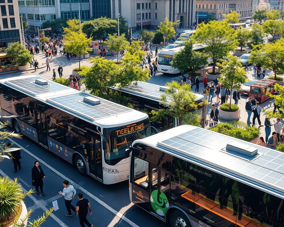 Solarenergie in öffentlichen Verkehrsmitteln