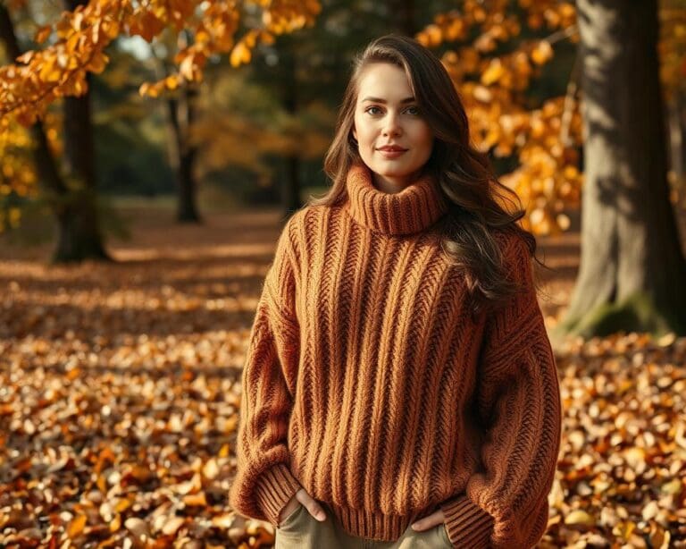 Strickmode in Erdtönen: Perfekt für den Herbst