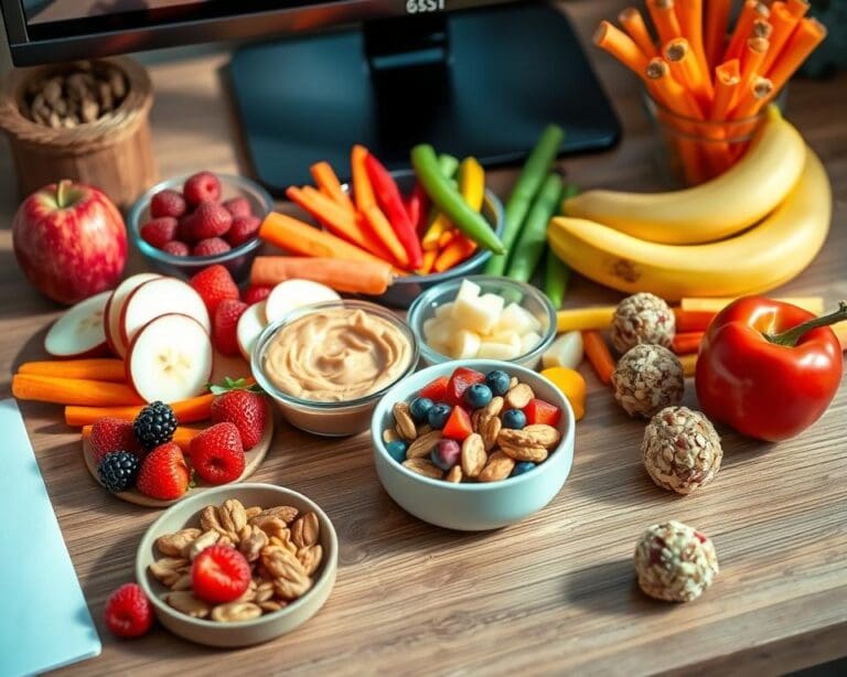 Tipps für gesunde Snacks im Büro und unterwegs