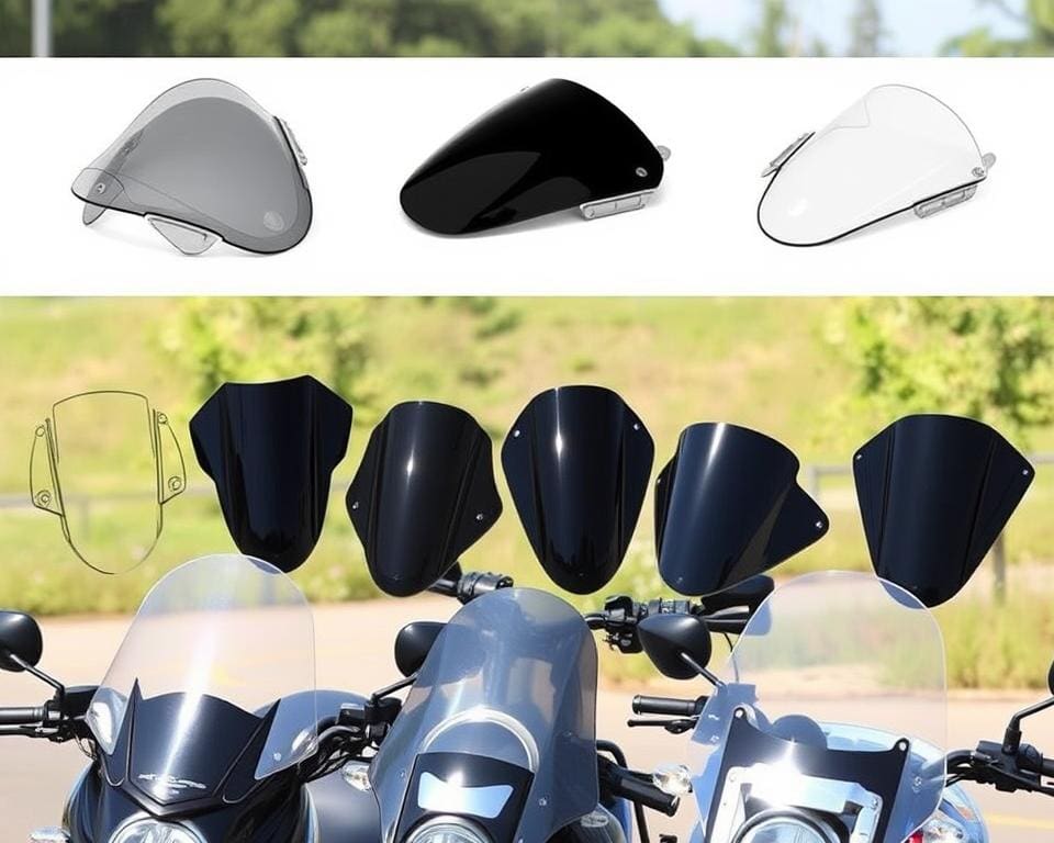 Unterschiedliche Arten von Motorradscheiben