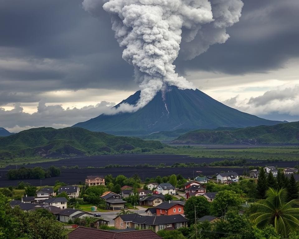 Vulkanrisiken und ihre Auswirkungen auf die Bevölkerung