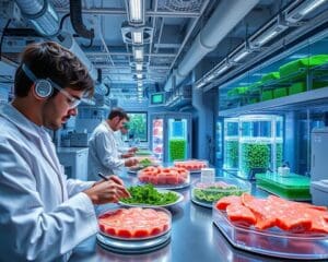 Was bringen synthetische Biologien für die Produktion von veganem Fleisch?