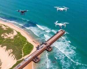 Was leisten Drohnen in der Überwachung von Küstenschutzanlagen?