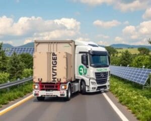 Wasserstoff-Lkw für emissionsfreie Lieferketten