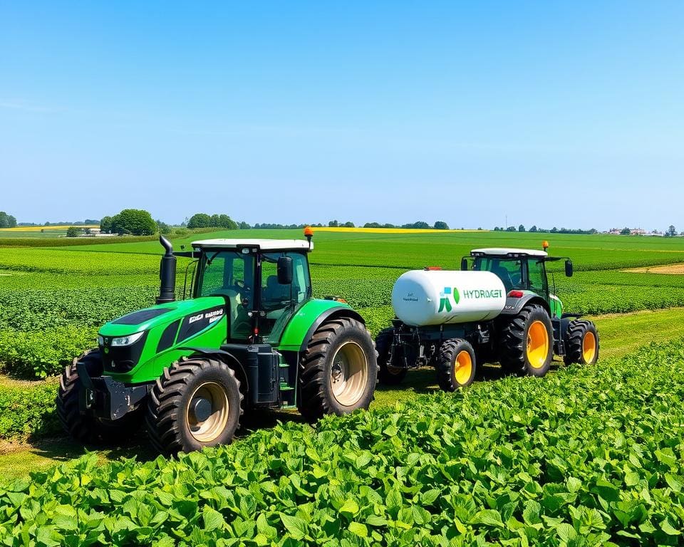 Wasserstoffbetriebene Traktoren für die Landwirtschaft von morgen