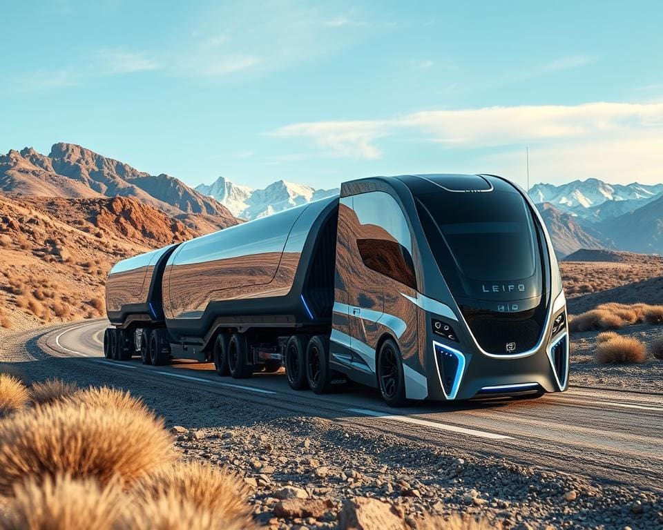 Wasserstoffgetriebene Fahrzeuge für den Schwertransport