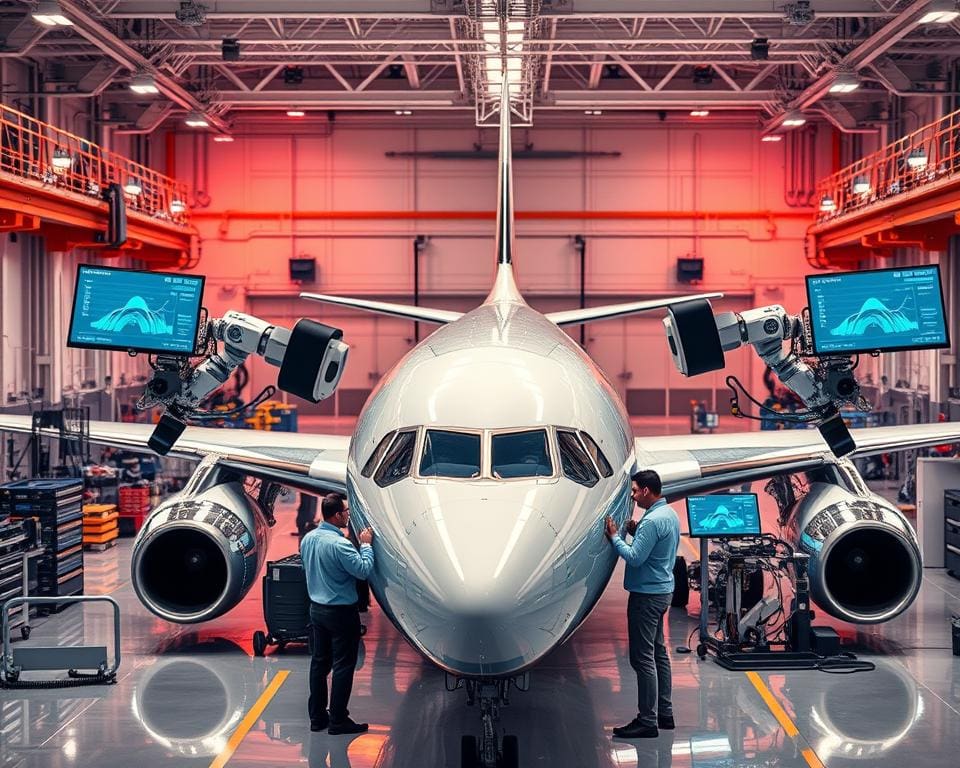 Wie wird KI für die Optimierung von Flugzeugwartung verwendet?