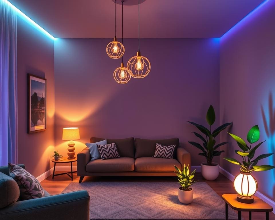 kreatives Lichtdesign
