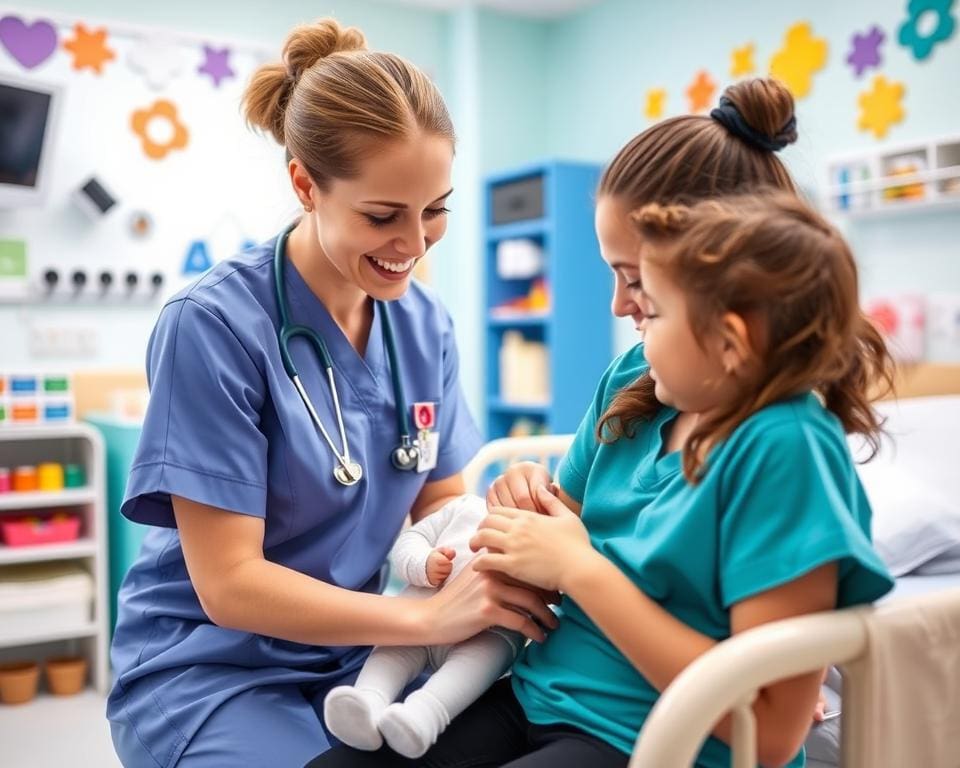 medizinsche Betreuung in der Kinderpflege