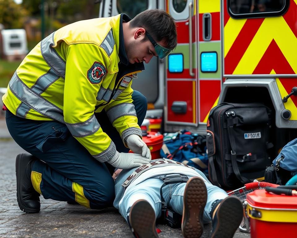 Rettungssanitäter: Erste Hilfe und Sicherheit vor Ort