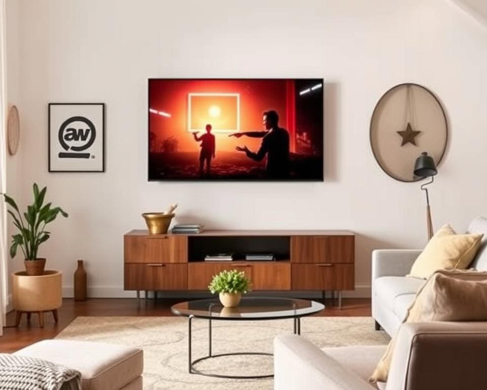 Sony Bravia Fernseher Ästhetik Wohnzimmereinrichtung