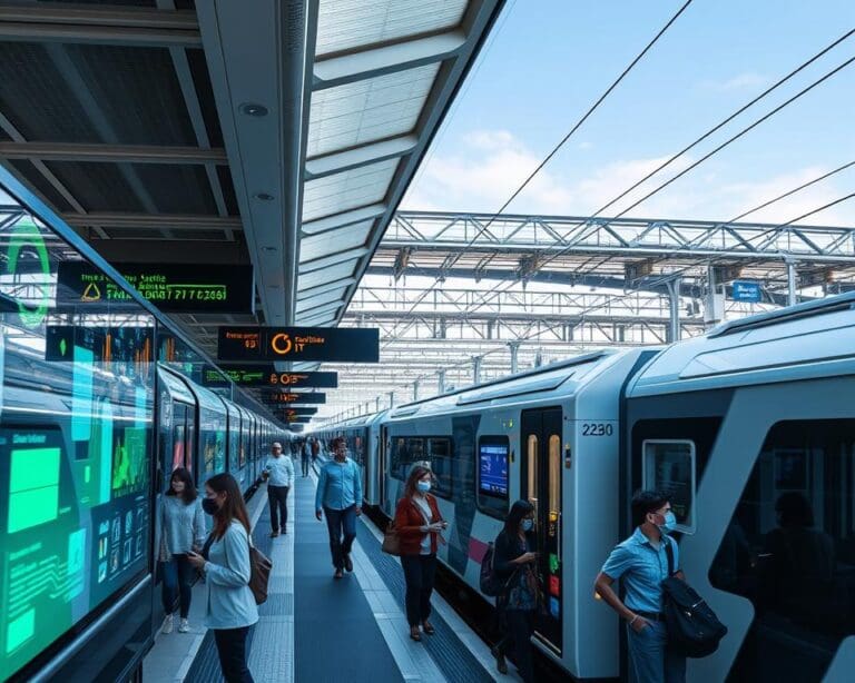Wie beeinflusst IoT die Effizienz im Zugverkehr?