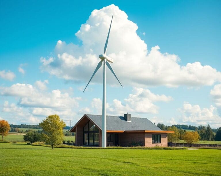 Windkraftanlage für Zuhause