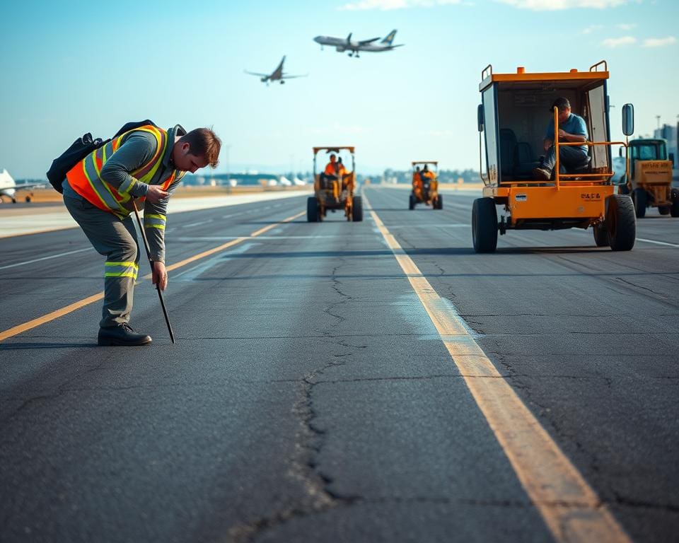 Flugplatztechniker: Wie Start- und Landebahnen instand gehalten werden