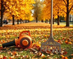 Laubbläser oder Rechen: Was ist effektiver für den Herbst?