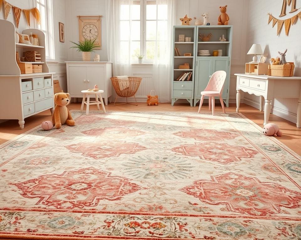Materialien für Vintage-Teppiche