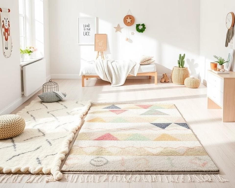 Materialien für moderne Kinderteppiche