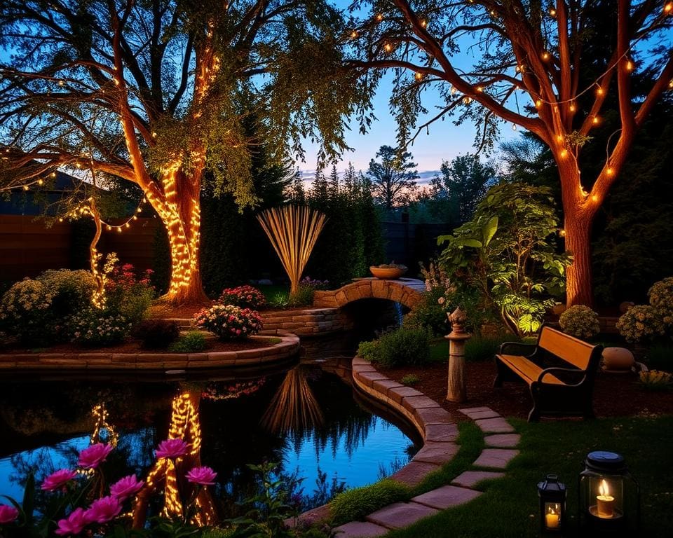 Solar Lichterketten für Garten