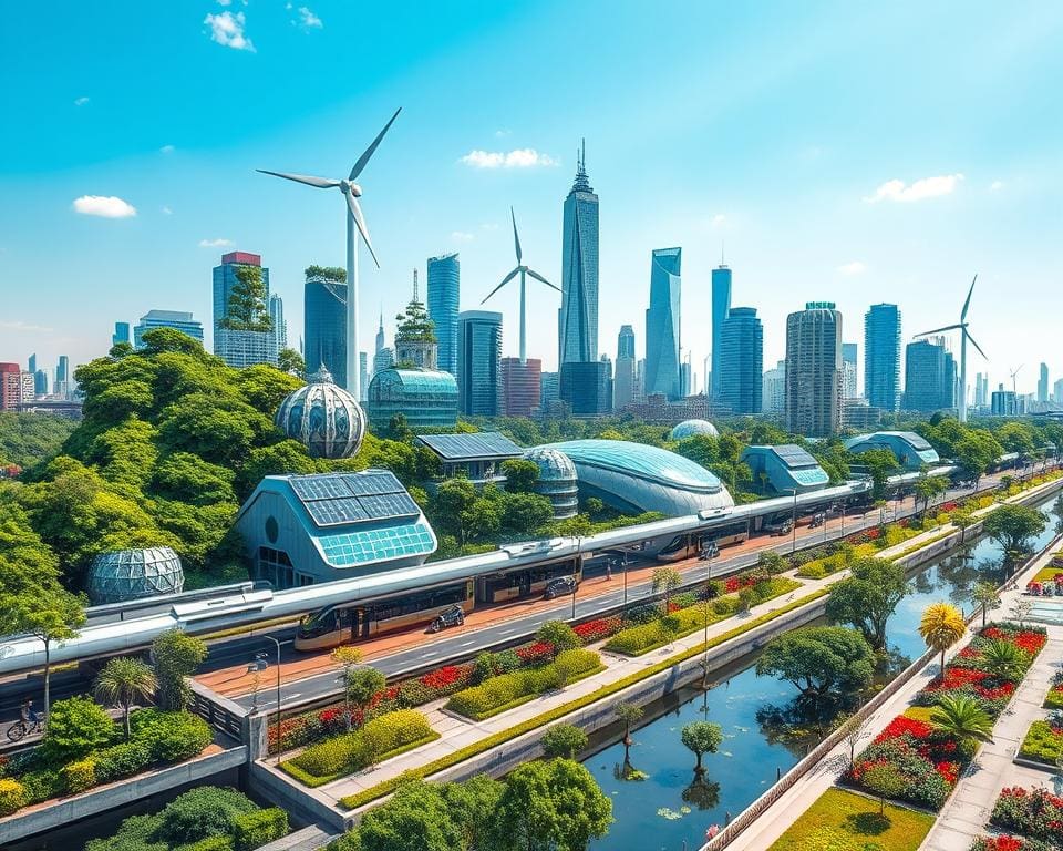 GreenTech Lösungen für Klimawandelbekämpfung