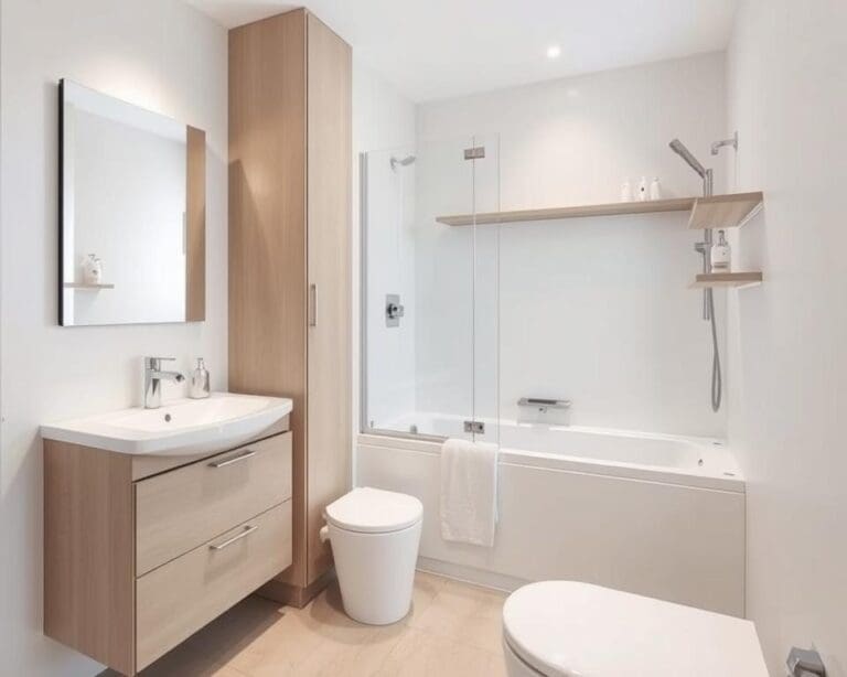Multifunktionale Badmöbel für kompakte Badezimmer
