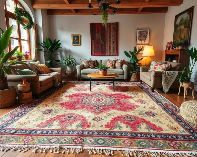 Teppiche im Boho-Design für ein lebendiges Zuhause