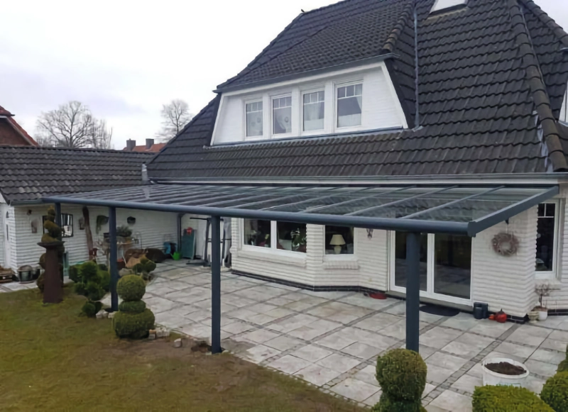 Terrassenüberdachung, Aluminium Terrassendach, Paderborn, Sicherheitsglas, Terrassendach Preise