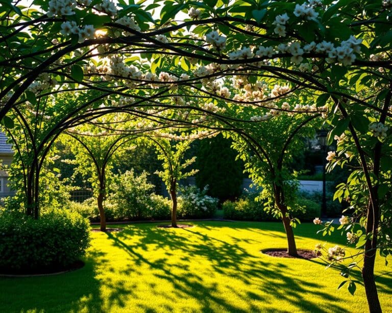 Welche Vorteile bieten Spalierbäume im Sommer?