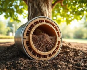 Wie funktioniert ein Wurzelschutzring?