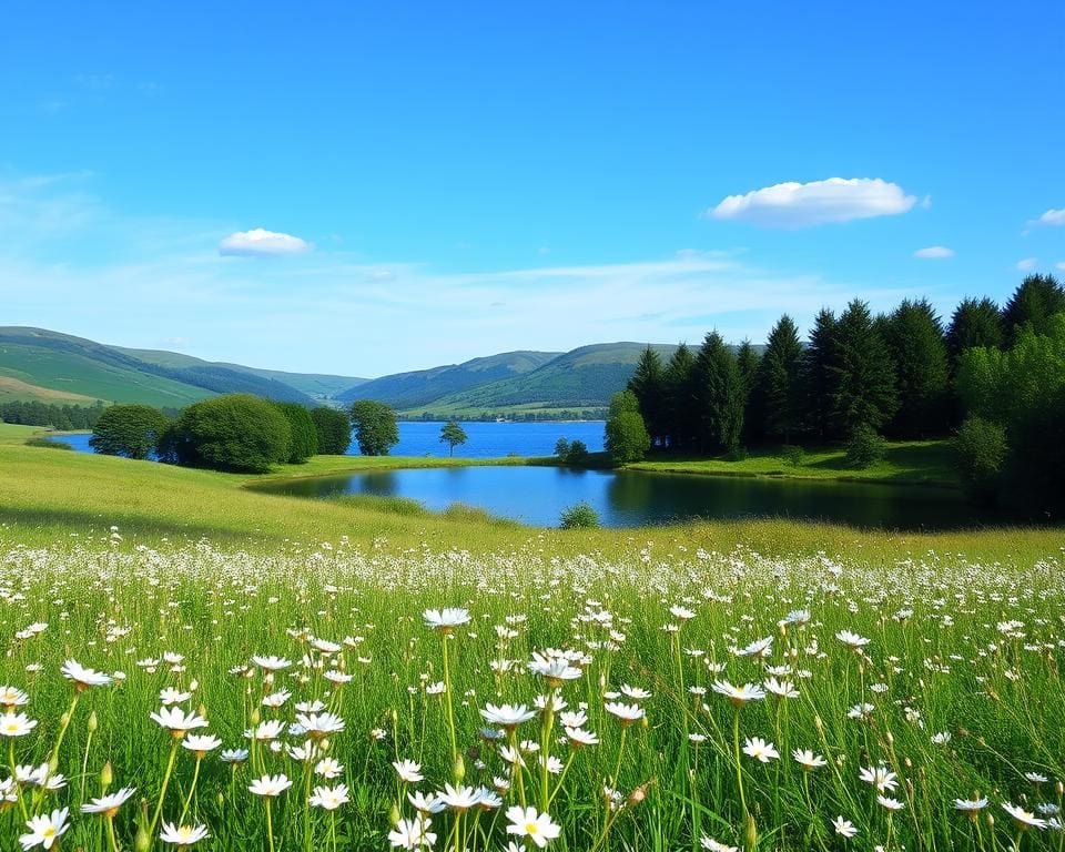 Blau und Weiß