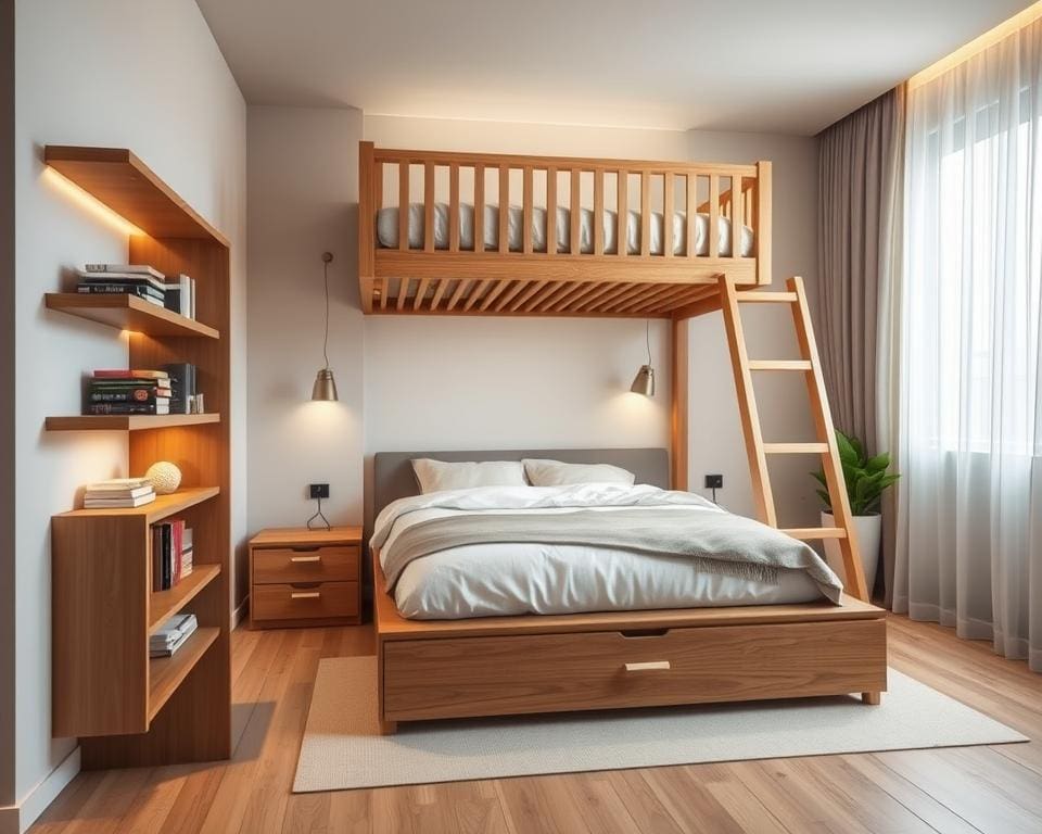 Clevere Raumnutzung im Schlafzimmer