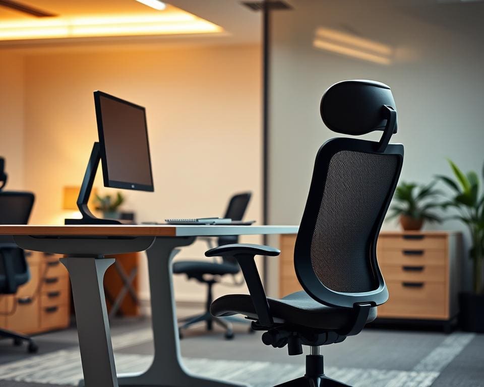 Ergonomische Büromöbel Unterstützung