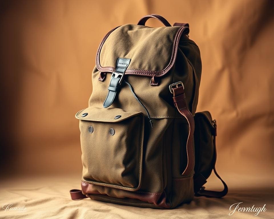 Rucksack Stil und Materialien