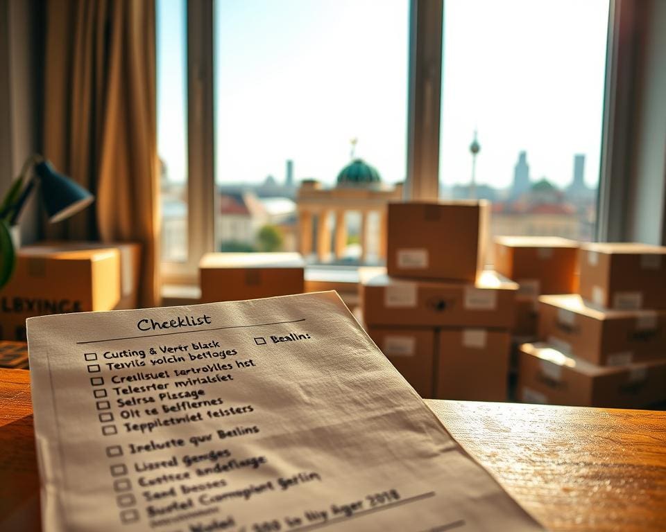 Umzug Berlin Checkliste