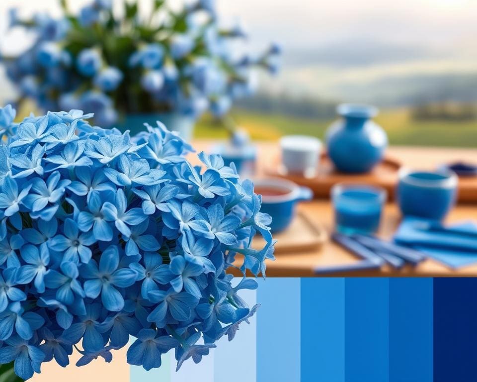Was sind schöne Farbkombinationen mit Blau?