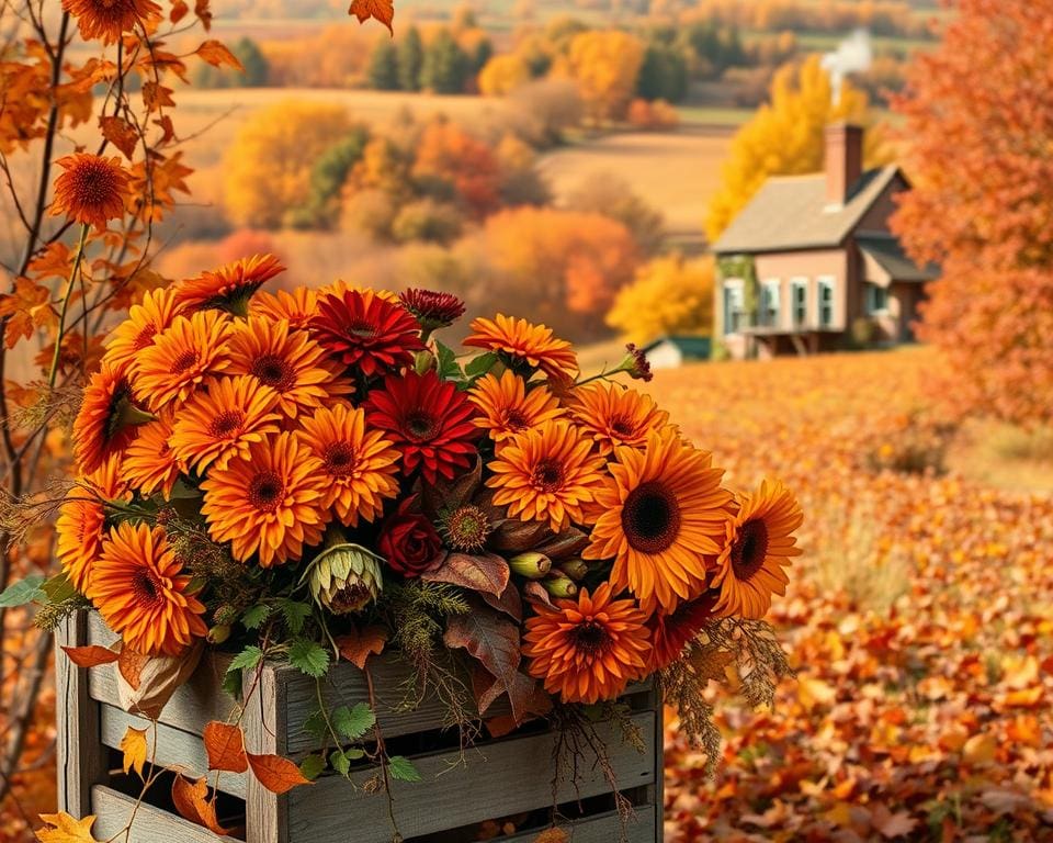 Was sind warme Töne für herbstliche Akzente?