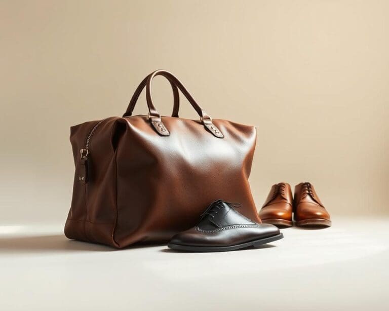 Welcher Look passt zu einer Reisetasche aus Leder?