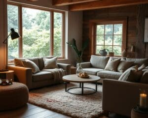 Wie bringst du Ruhe ins eklektische Wohnzimmer?