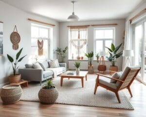 Wie kombinierst du Boho und Skandi in einer Wohnung?