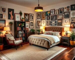 Wie richtest du ein eklektisches Schlafzimmer gemütlich ein?