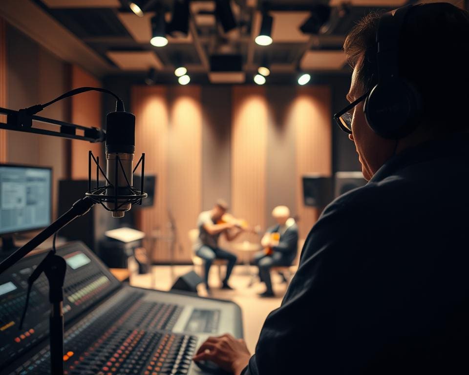 Aufnahmeleitung bei Studio-Sessions