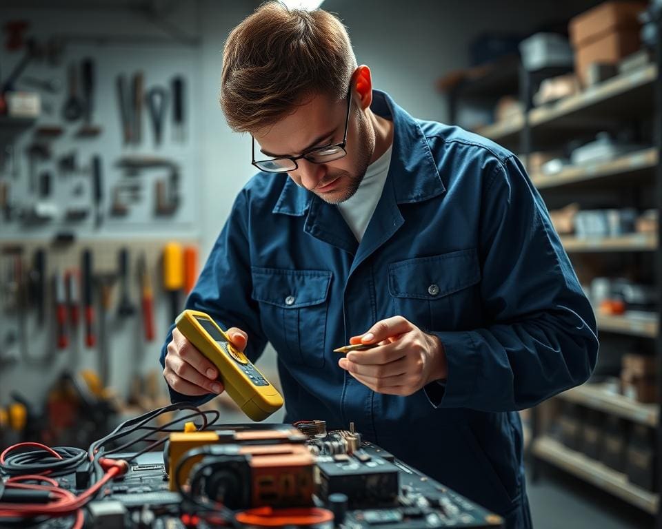 Elektrotechniker Qualitätstests