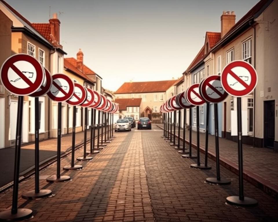 Parkverbotsschilder