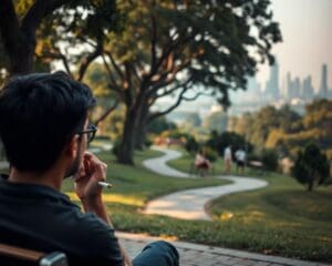 Was droht bei Rauchen in Parks in Singapur? 🇸🇬
