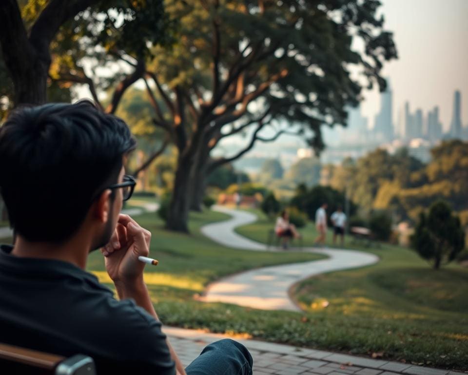Was droht bei Rauchen in Parks in Singapur? 🇸🇬