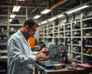 Was prüft ein Elektrotechniker im Werk?