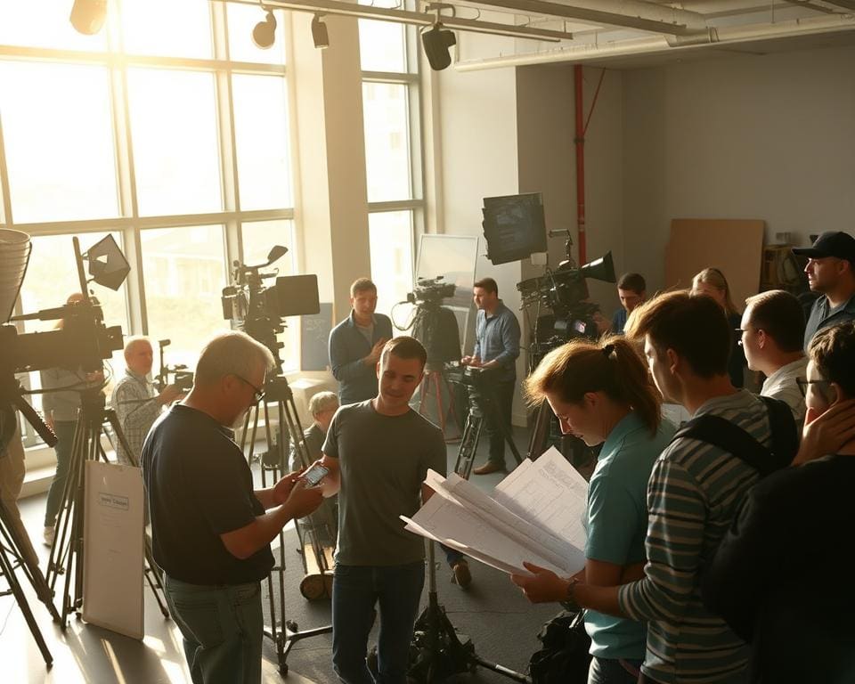 Wie organisiert man ein Filmdreh-Team?