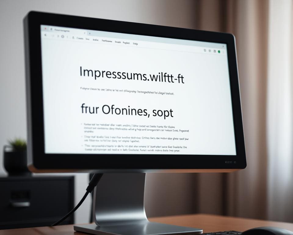 Impressumspflicht für Online-Shops