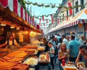 Was isst man in Deutschland beim Straßenfest? 🇩🇪